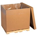 48X40X75 PALLET COVERS 3MIL CLEAR 50RLS/CS