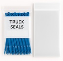 9X12  WHITE BLOCK SEAL TOP POLY BAGS 2MIL 1000/CS