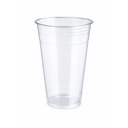 24 OZ  CLEAR PET PLASTIC CUPS 98 MM 600/CASE 