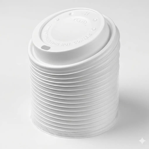 Lids for 12-20 oz Paper Cups White