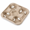 4 CUP CARRIER TRAY 8-32 OUNCES 300/CASE
