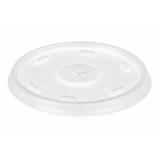 12SL DART LID WITH STRAW SLOT TRANSLUCENT 1000/CS