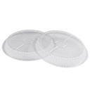 DOME LIDS- 9" ALUMINUM ROUND CONTAINER 500/CS