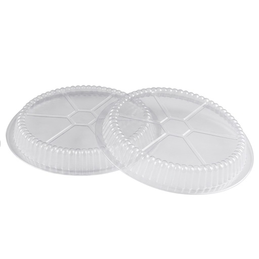 DOME LIDS- 9" ALUMINUM ROUND CONTAINER 500/CS