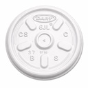 6JL DART VENTED LIDS WHITE 1000/CS