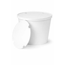 170 OZ FOOD BUCKET WHITE 150/CS