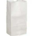 8x16 INCH 20 LB PAPER BAGS WHITE 500 /BDL