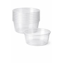 8 OZ ROUND DELI CONTAINERS CLEAR 500/CS