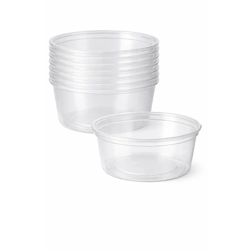 8 oz Round Deli Containers Clear