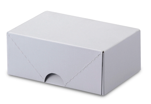 [CB-3.54.752BUSINESSCARDBOXWHITE] 3.5X4.75X2 BUSINESS CARD BOX WHITE 100/CS