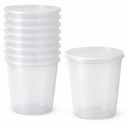 32 OZ PLASTIC SOUP CONTAINER WITH LIDS 240/CS