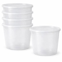 64 OZ PLASTIC SOUP CONTAINER WITH LIDS 120/CS