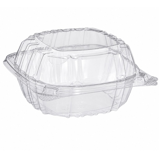 5X5X2.75 CLEAR HINGED LID PLASTIC CLAMSHELL 500/CS