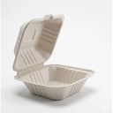 6X6 FIBER HINGED LID 400/CS