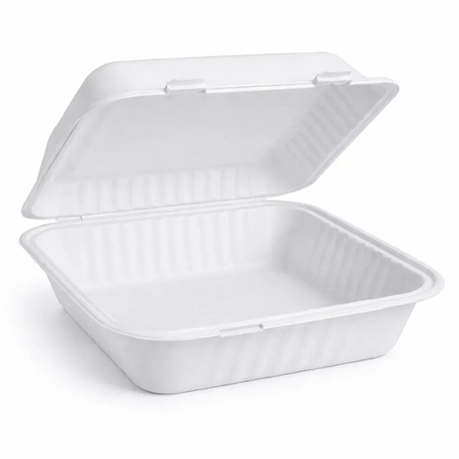 8X8 FIBER HINGED LID 400/CS