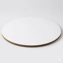 9" CORRUGATED GREASE-PROOF CAKE CIRCLE BRIGHT WHITE 100 PCS/CS