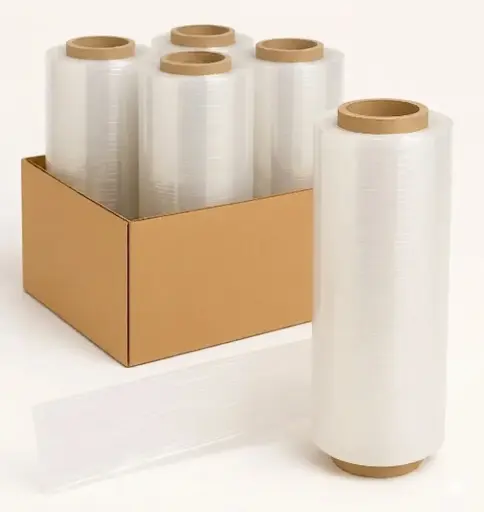 [SFM-203500115CLEAR] 20"X3500' 115GA MACHINE STRETCH FILM CAST CLEAR 40RLS/PLT