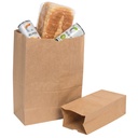 7 3/4X16"PAPER BAG 16# BROWN 500/CS