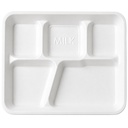 8X10 CAFETERIA TRAY 5 COMPARTMENT 500/CS