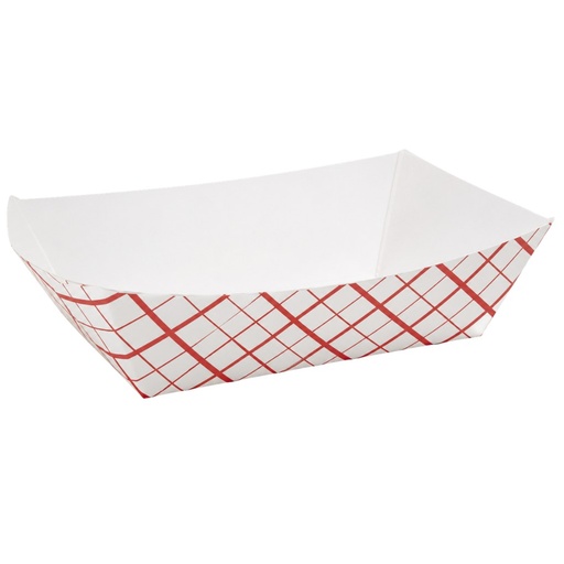 6.5 × 4.5 × 1.5 Paper Food Tray 1 lb #100
