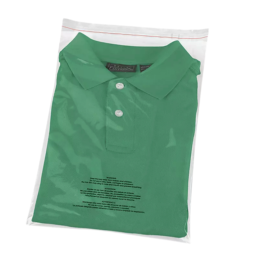 [PB-0912SW100PCS] 9X12 SUFFOCATION WARNING POLY BAGS 1.5MIL CLEAR 1000/CS