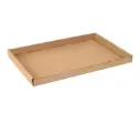  7X9.75X2.50 CORRUGATED TRAY C-FLUTE 32ECT KRAFT PLAIN GLUED  