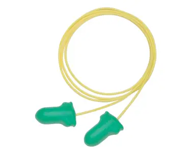 [PPE-FOAMEARPLUGSCORDED] FOAM EARPLUGS CORDED-HOWARD LEIGHT LT-30 LASER TRAK ORANGE/BLUE METAL DETECTABLE 100/BOX